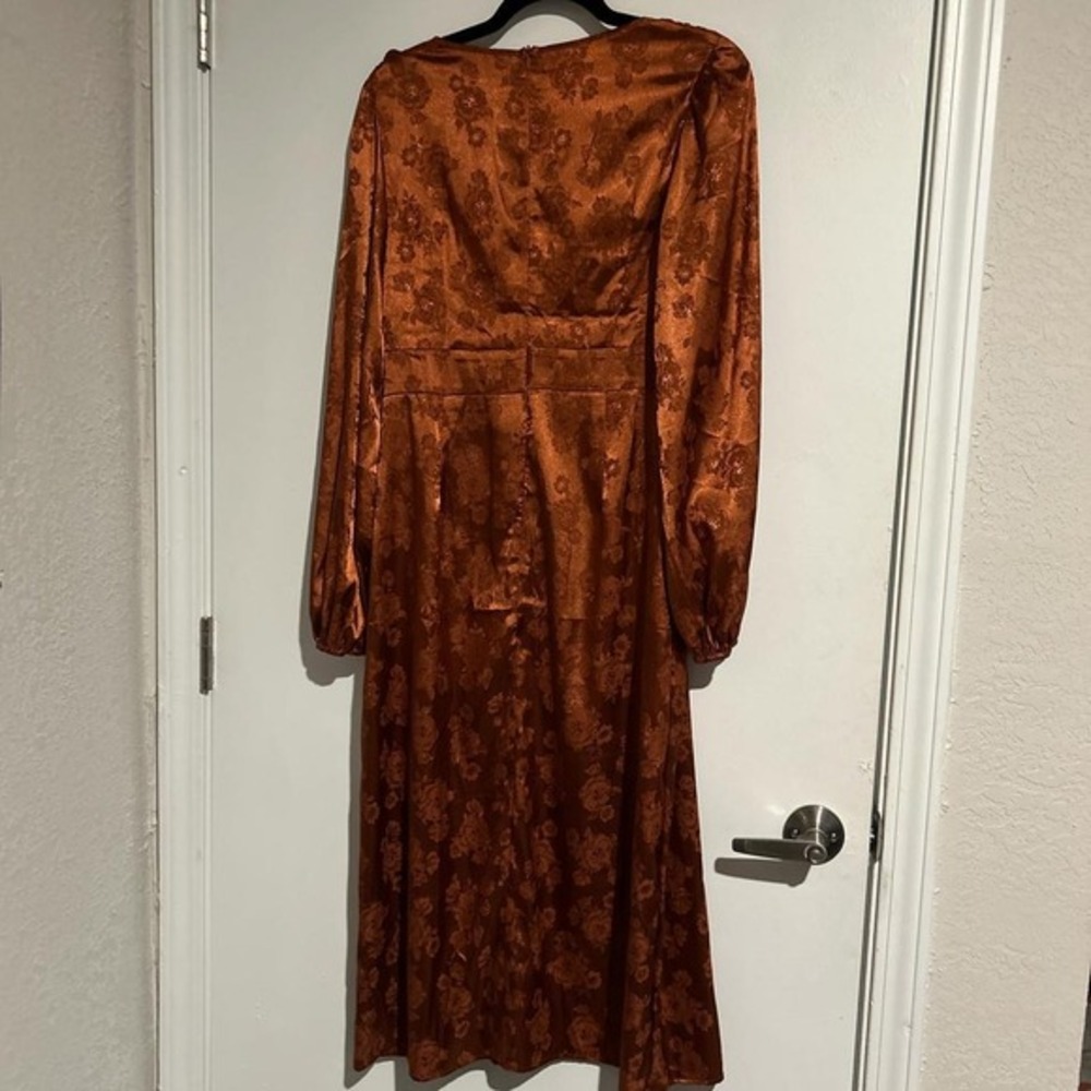 Orange‎ Dress